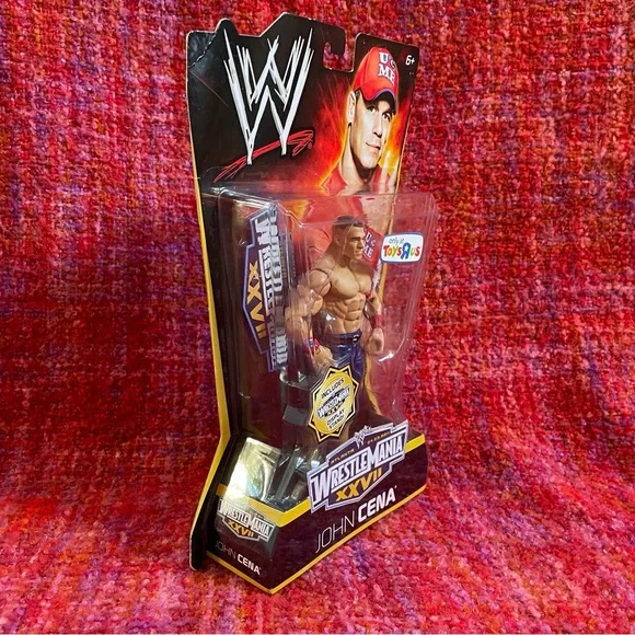 Wrestlemania XXVII John Cena Action Figure 2011 Atlanta NIB Toys R Us VINTAGE - Picture 8 of 11